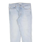 LEVI'S Womens Jeans Light Blue Slim Skinny Denim W29 L28 Cotton Blend Button