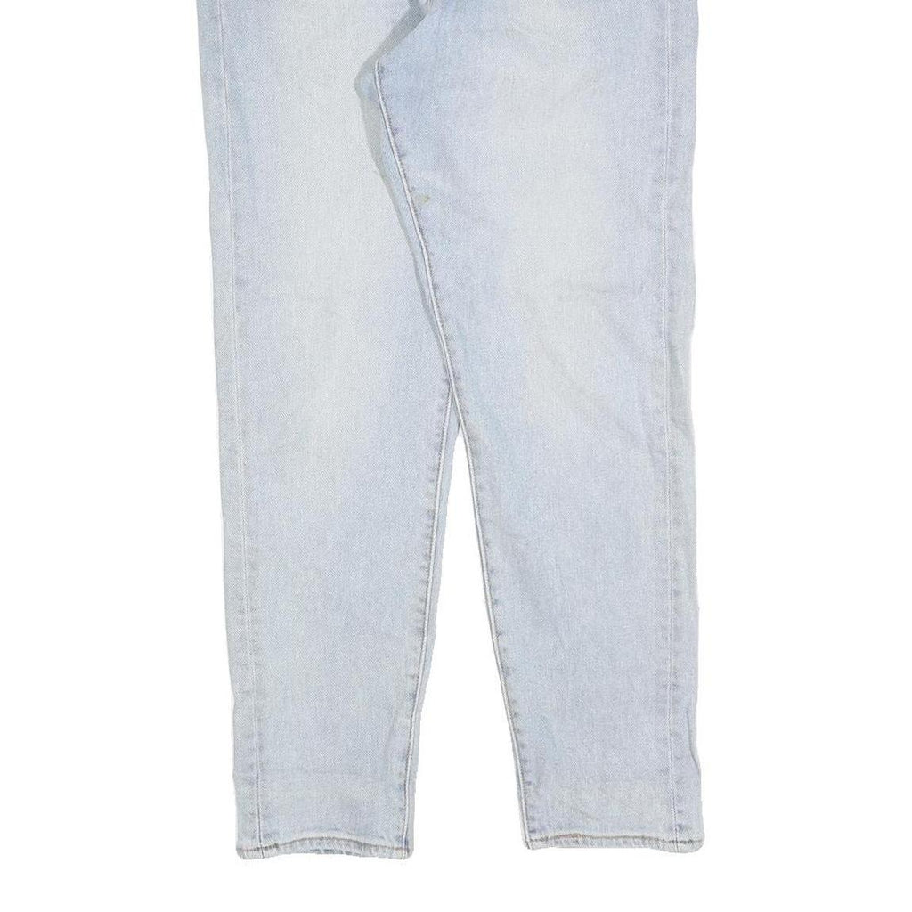 LEVI'S Womens Jeans Light Blue Slim Skinny Denim W29 L28 Cotton Blend Button