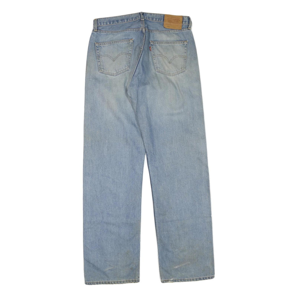 LEVI'S Mens Regular Fit 512 Tapered Denim Light Blue Jeans W36 L34 Classic