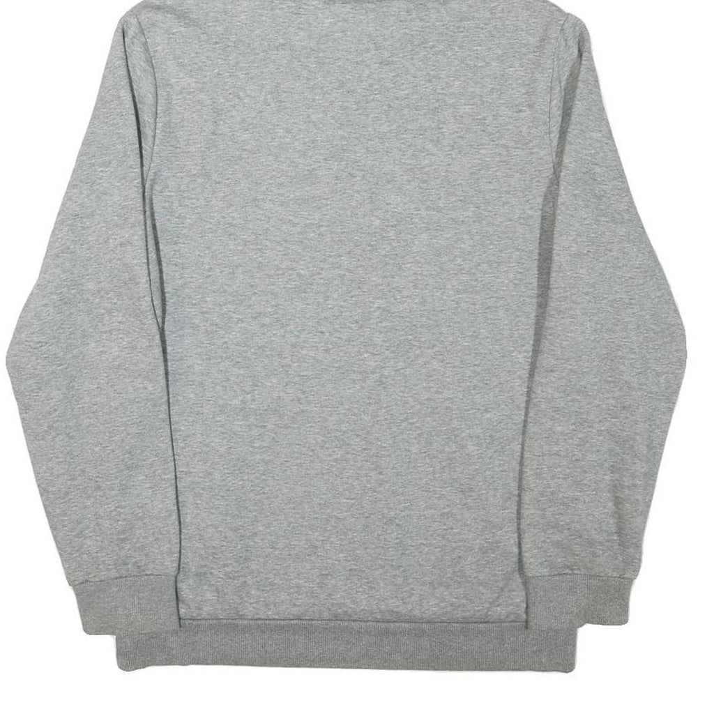 PUMA Mens Grey Hoodie S Cotton Blend Pullover Hoodie Casual Sweatshirt