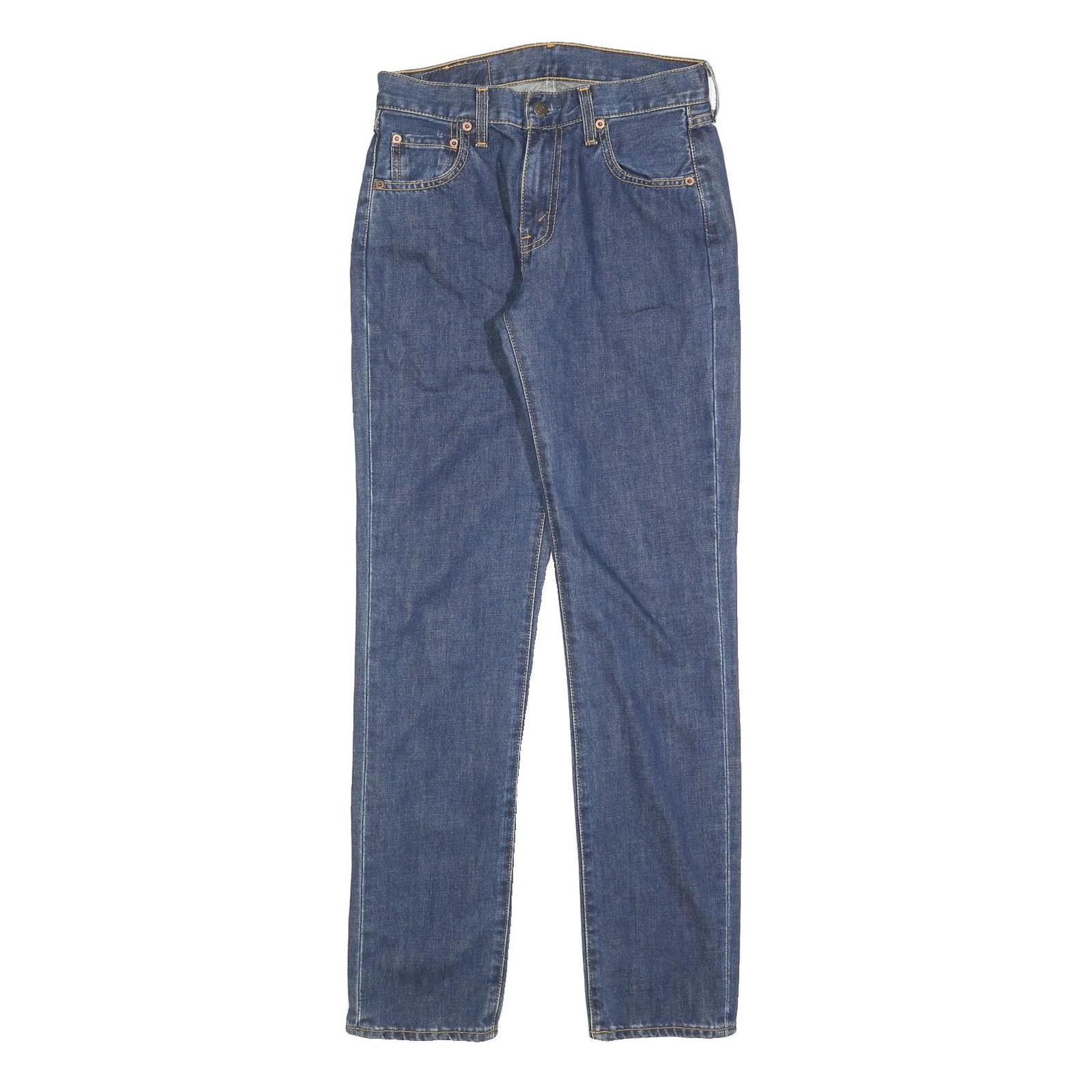 LEVI'S Womens Slim Blue Denim Jeans Cotton Blend Zip W28 L32 Classic Fit