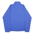 NIKE Mens Blue Lightweight Zip Jacket L Polyester Sportswear Athletic Casual