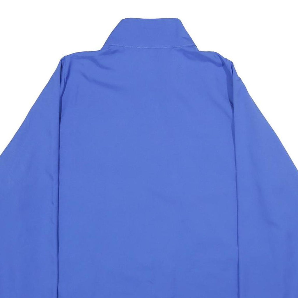 NIKE Mens Blue Lightweight Zip Jacket L Polyester Sportswear Athletic Casual