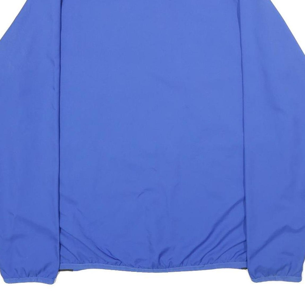 NIKE Mens Blue Lightweight Zip Jacket L Polyester Sportswear Athletic Casual