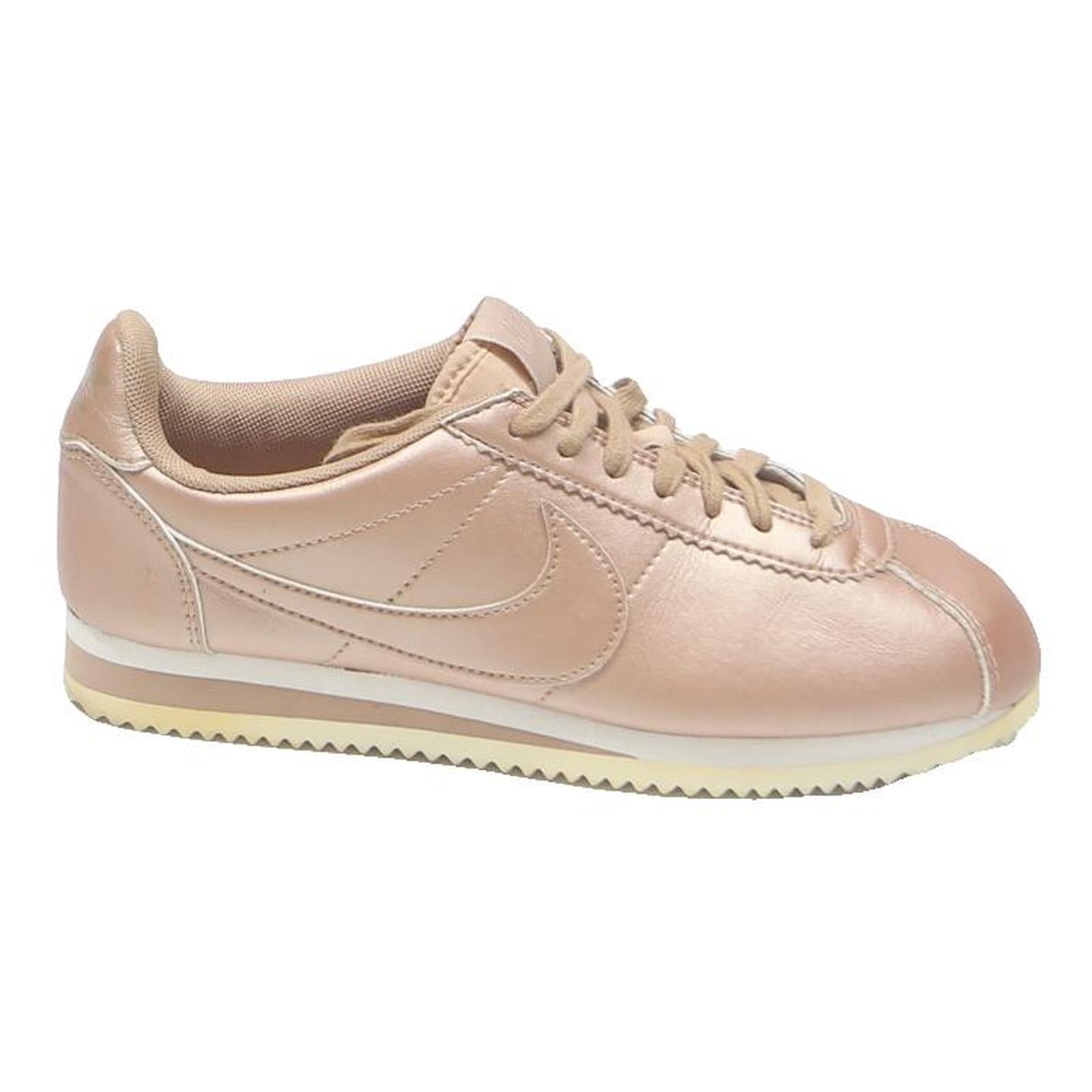 NIKE Classic Cortez Womens Trainers Synthetic UK 4 Rose Gold Casual