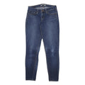 LEVI'S 711 Womens Slim Blue Denim Medium Wash Cotton Blend Tapered W28 L28