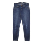 LEVI'S 711 Womens Slim Blue Denim Medium Wash Cotton Blend Tapered W28 L28