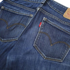 LEVI'S 711 Womens Slim Blue Denim Medium Wash Cotton Blend Tapered W28 L28