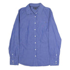 TOMMY HILFIGER Mens Blue Shirt M Cotton Long Sleeve Casual Classic Fit