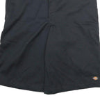 DICKIES Mens Shorts Black Casual XL W34 Workwear Durable Cotton Blend