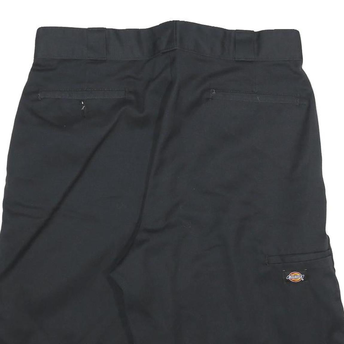 DICKIES Mens Shorts Black Casual XL W34 Workwear Durable Cotton Blend