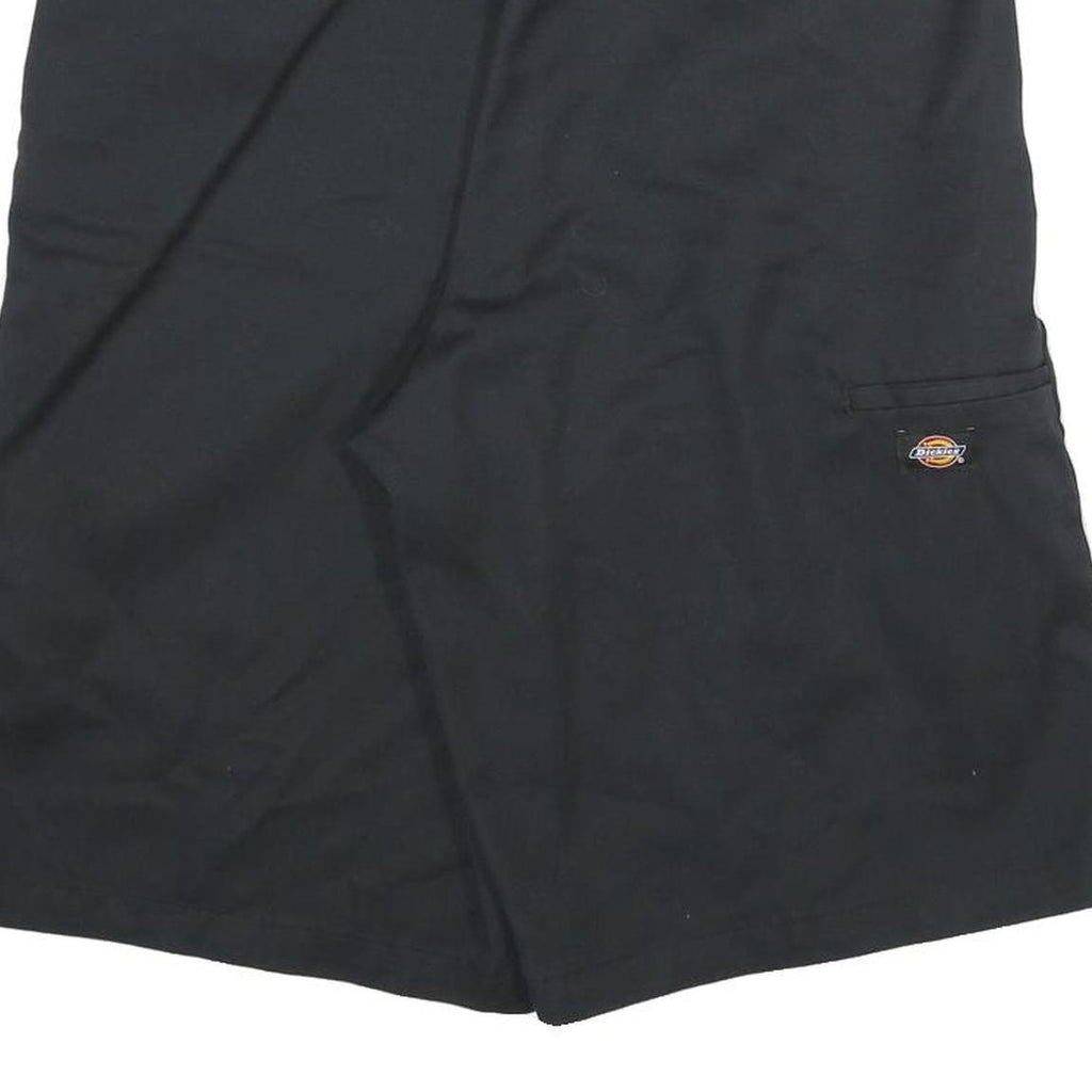 DICKIES Mens Shorts Black Casual XL W34 Workwear Durable Cotton Blend