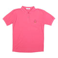 VALENTINO Womens Pink Short Sleeve Plain M Cotton Blend Polo Shirt