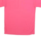 VALENTINO Womens Pink Short Sleeve Plain M Cotton Blend Polo Shirt