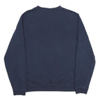 NIKE Mens Navy Blue Sweatshirt M Crew Neck Cotton Blend Casual Pullover