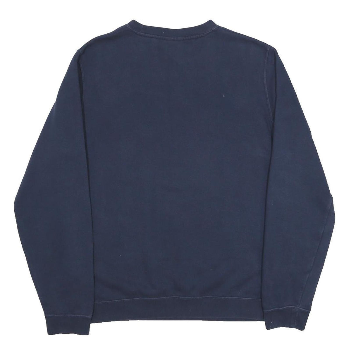 NIKE Mens Navy Blue Sweatshirt M Crew Neck Cotton Blend Casual Pullover