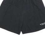 CHAMPION Womens Black Casual Shorts XL W28 Cotton Blend Comfortable Elastic