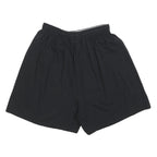 CHAMPION Womens Black Casual Shorts XL W28 Cotton Blend Comfortable Elastic