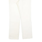 TEDDYS Womens Jeans White Regular Straight Denim W32 L30 Cotton Blend Zip