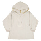 Mens Pullover Jacket Beige Hooded L