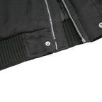 WOOLRICH Mens Black Synthetic Button Jacket XL Fur Trim Hood Sherpa Lining