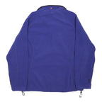 BERGHAUS Womens Blue Fleece Jacket UK 18 Polyester Blend Plain Zip Outdoor Wear