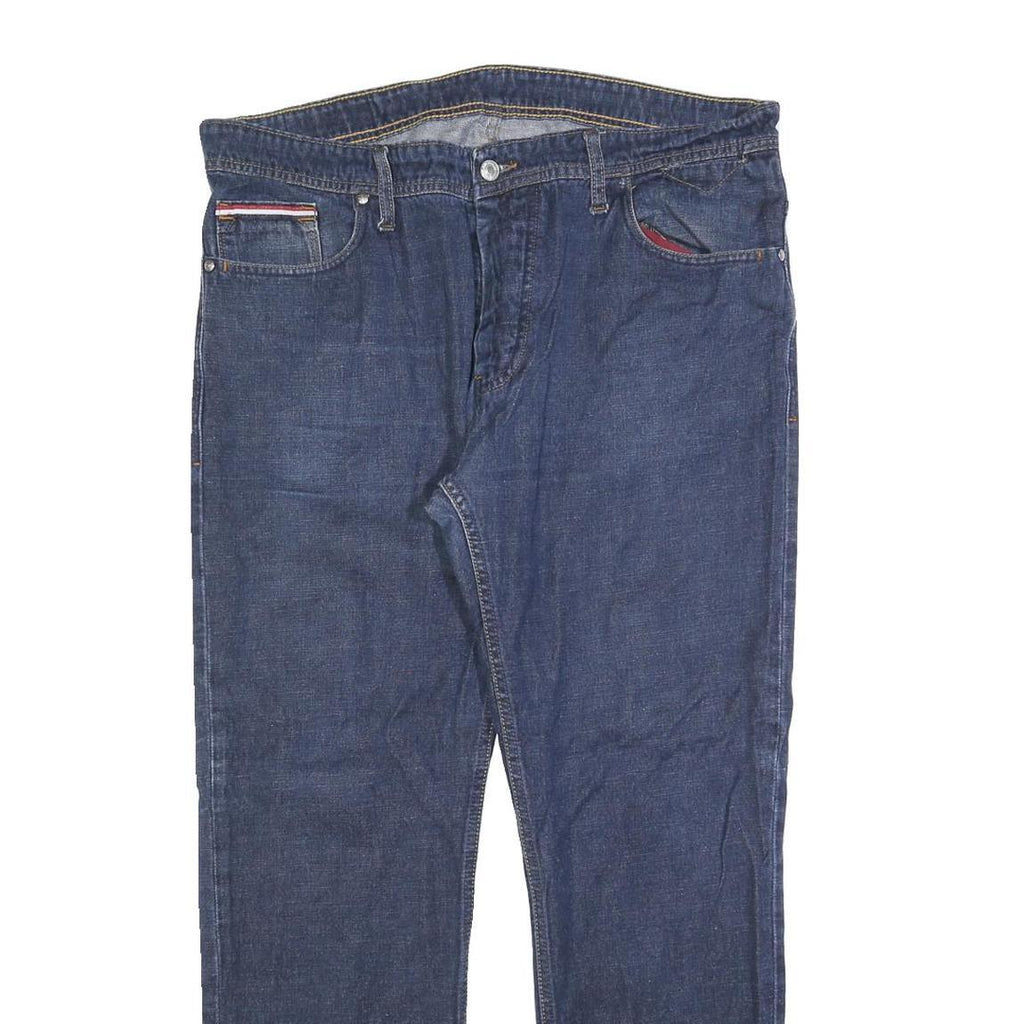 TOMMY HILFIGER Mens Jeans Blue Regular Straight Denim Medium W40 L30 Classic