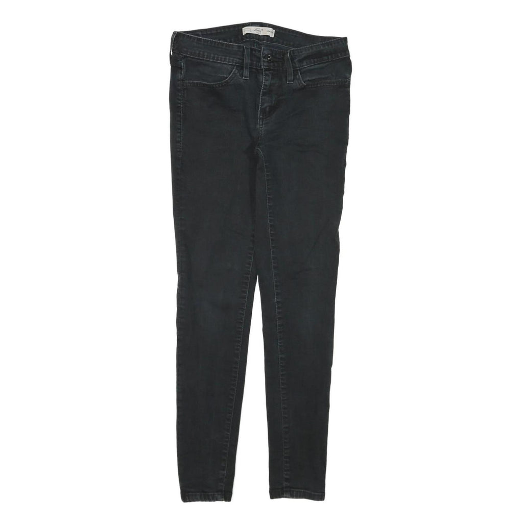 LEVI'S Womens Jeans Black Slim Skinny Denim W27 L27 Stretch Zip Fastening