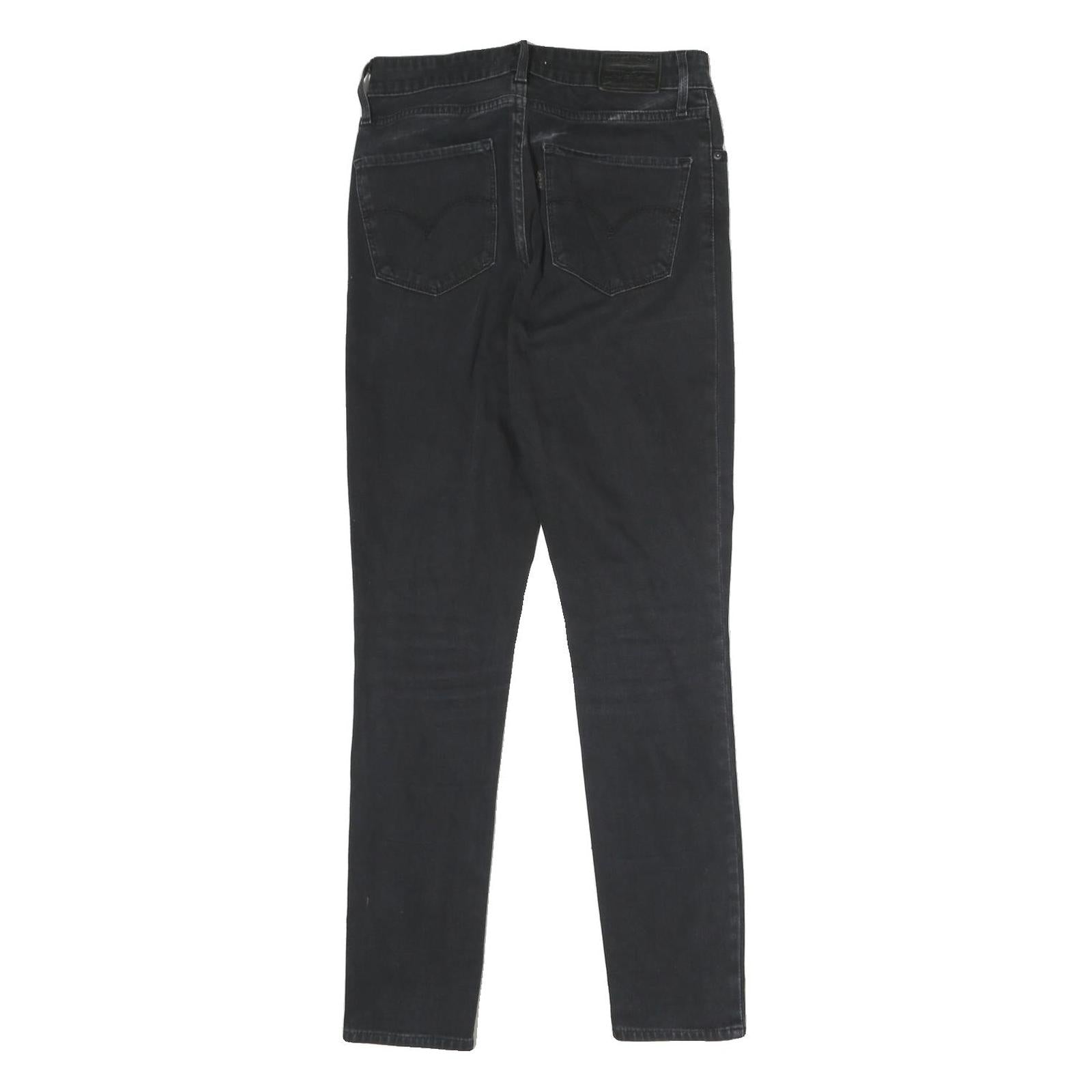 LEVI'S 721 Womens Slim Black Denim Slim Skinny Jeans W27 L28 Stylish Fit