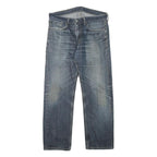 LEVI'S 505 Mens Jeans Blue Regular Straight Denim Medium W34 L30 Classic Fit