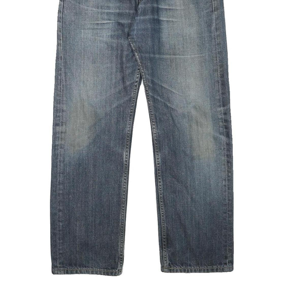 LEVI'S 505 Mens Jeans Blue Regular Straight Denim Medium W34 L30 Classic Fit