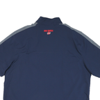 NIKE Mens Blue & Grey Fresno State Football Track Jacket XL Polyester Woven