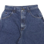 LEE Womens Denim Blue Shorts XS W26 Classic Cotton Blend Casual Zip Closure