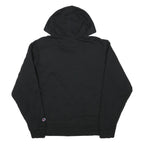 CHAMPION Mens Black Full Zip Hoodie M Casual Sweatshirt Cotton Blend