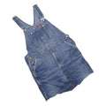 DICKIES Womens Blue Denim Relaxed Cotton Blend Dungarees XL W44 L7 Distressed