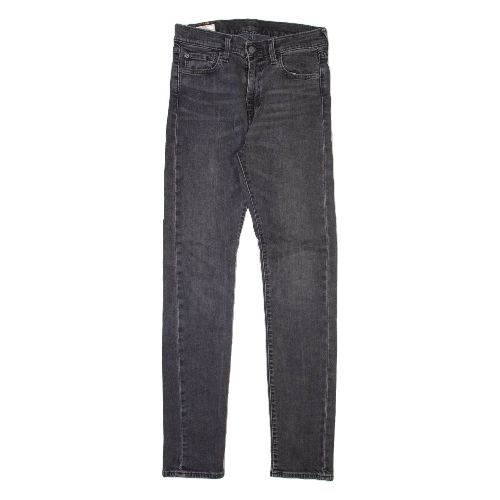 LEVI'S 510 BIG E Jeans Mens Grey Slim Skinny Stone Wash W30 L31