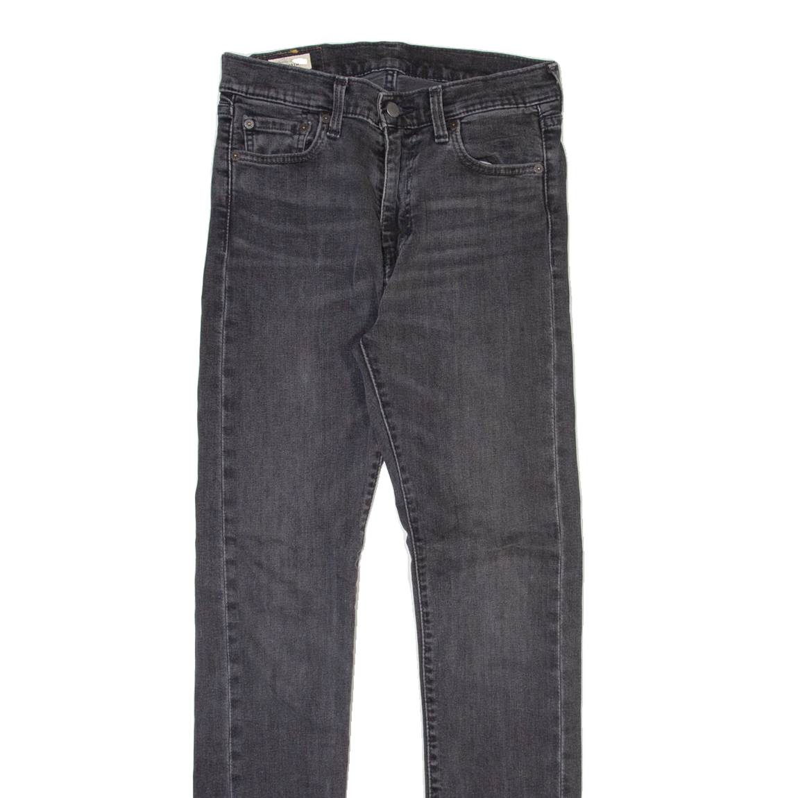 LEVI'S 510 BIG E Jeans Mens Grey Slim Skinny Stone Wash W30 L31