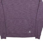 REEBOK Womens Purple Crew Neck Sweatshirt M Cotton Lightweight Casual Pullover