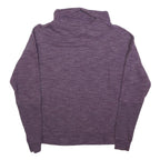 REEBOK Womens Purple Crew Neck Sweatshirt M Cotton Lightweight Casual Pullover