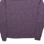 REEBOK Womens Purple Crew Neck Sweatshirt M Cotton Lightweight Casual Pullover