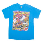 GILDAN Kings Royal Mens T-Shirt Blue USA L