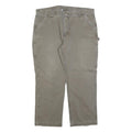 CARHARTT Mens Jeans Beige Relaxed Straight Denim Light W40 L30 Workwear Durable