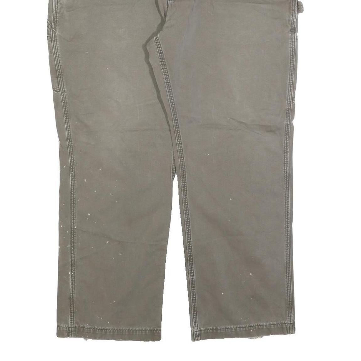 CARHARTT Mens Jeans Beige Relaxed Straight Denim Light W40 L30 Workwear Durable