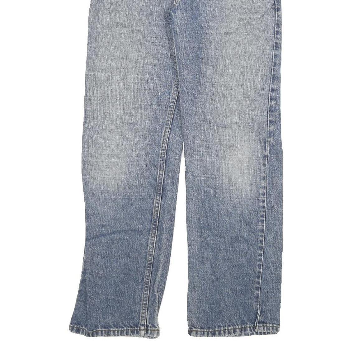 LEVI'S Womens Regular Blue Straight Denim Light W26 L27 Zip Cotton Blend Jeans