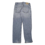 LEVI'S Womens Regular Blue Straight Denim Light W26 L27 Zip Cotton Blend Jeans