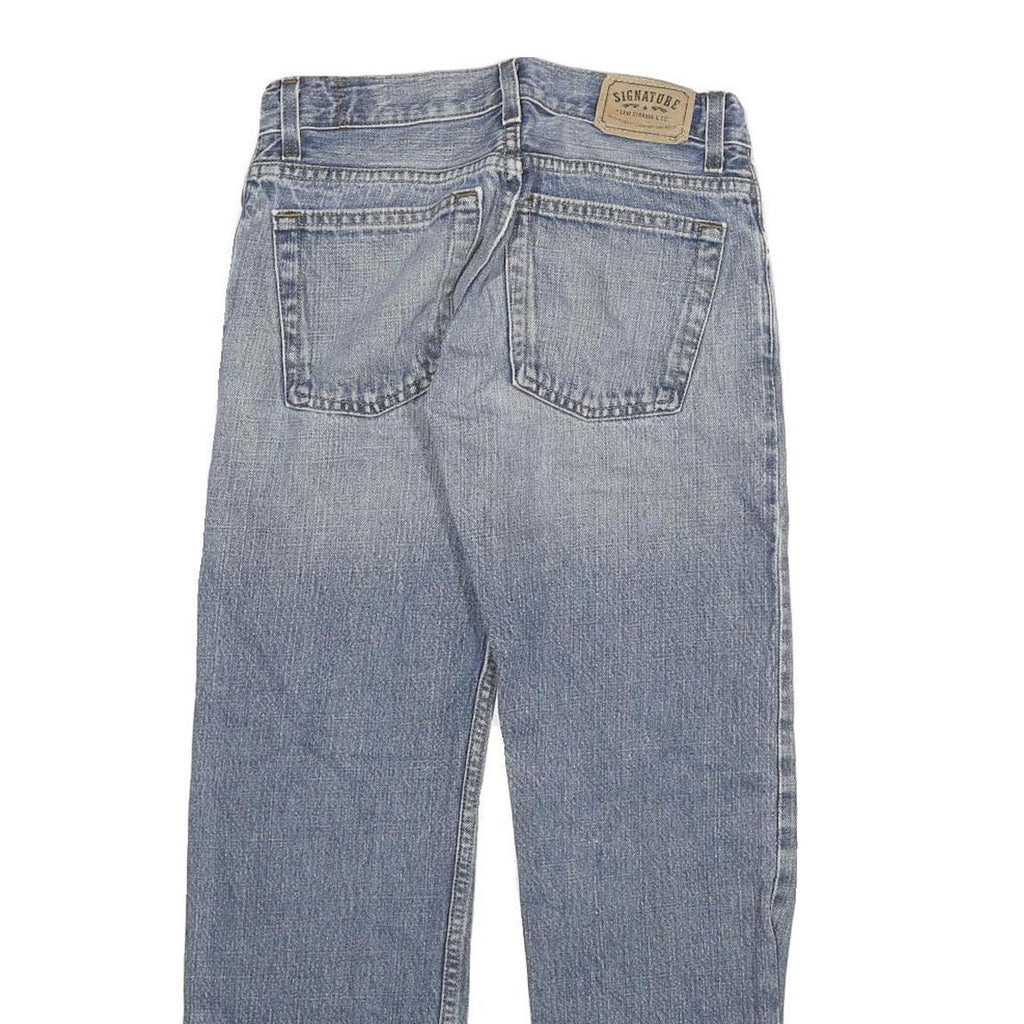 LEVI'S Womens Regular Blue Straight Denim Light W26 L27 Zip Cotton Blend Jeans