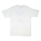 LEE Mens White Tim Allen Powers America Graphic T-Shirt L Short Sleeve Crew Neck