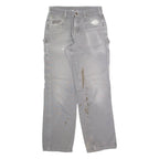 CARHARTT Workwear Mens Trousers Grey Loose Straight W30 L32