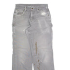 CARHARTT Workwear Mens Trousers Grey Loose Straight W30 L32