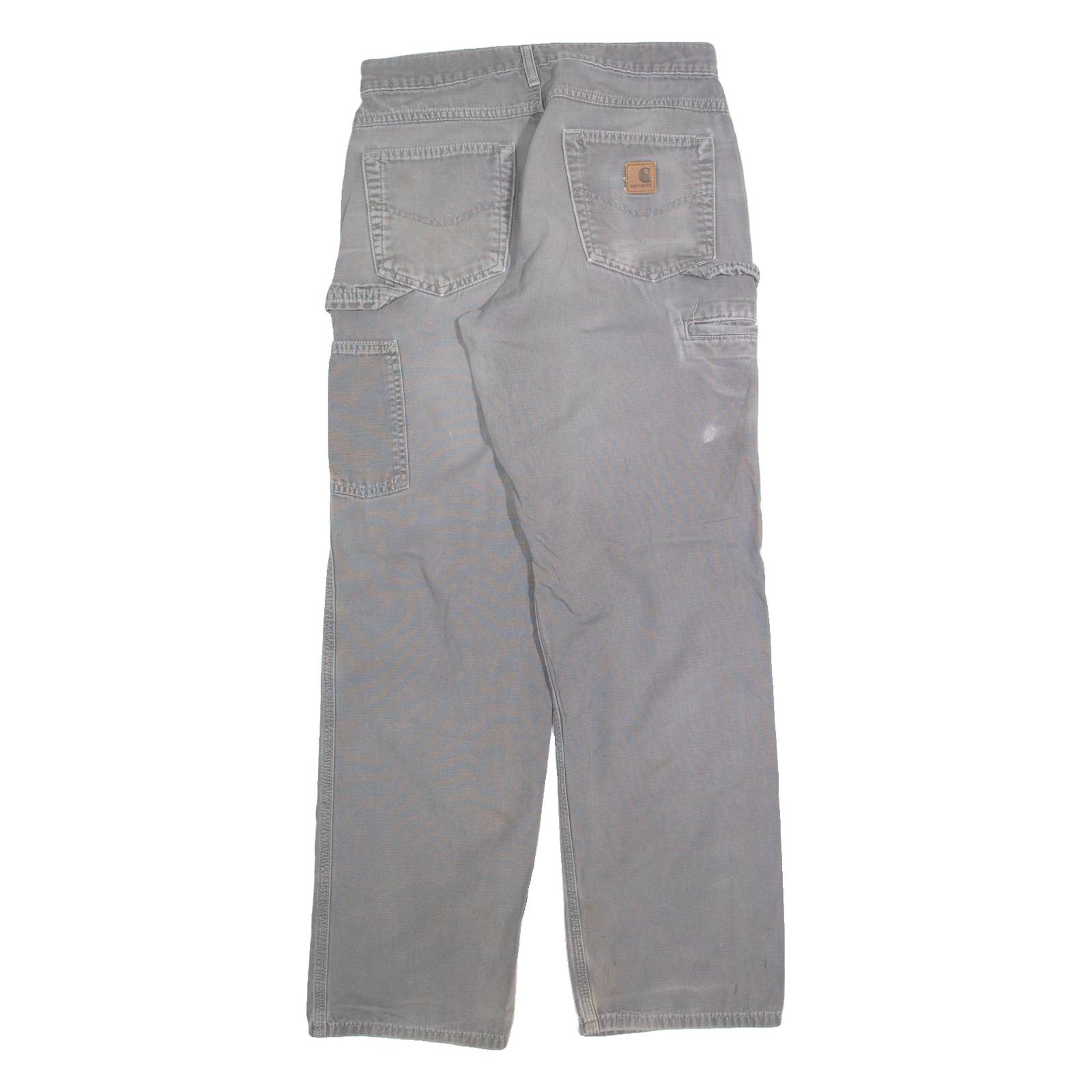 CARHARTT Workwear Mens Trousers Grey Loose Straight W30 L32